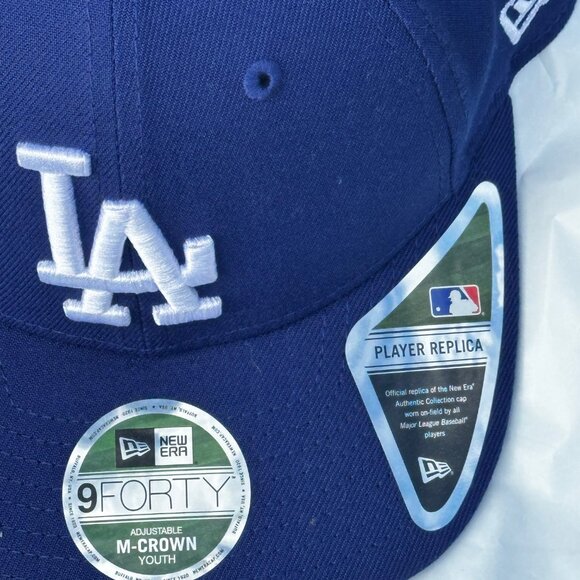 Los Angeles Dodgers Youth New Era 9FORTY Cap Adjustable Snap MLB Player replica - Picture 3 of 8